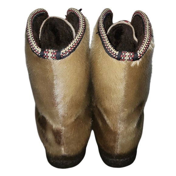 Norwegian Finnish Sámi Reindeer Hide Winter Nutukas Finnesko Boots 9 9.5 40 EXC - Picture 7 of 12
